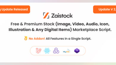 Zaistock v2.1 Nulled - Free & Premium Stock Photo, Video, Audio, Icon Illustration Script