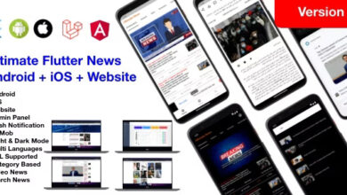 News Full App v3.0 Nulled - Flutter App Android + iOS + Website