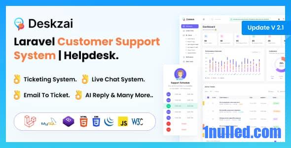 Deskzai v2.1 Nulled - Customer Support System - Helpdesk - Support Ticket