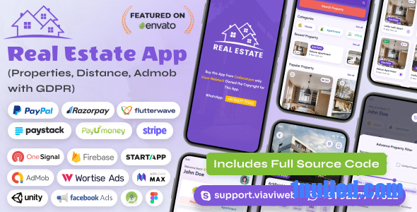Android Real Estate App (Properties, Distance, Admob with GDPR) Nulled - 23 September 2023