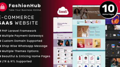 FashionHub SaaS v3.4 Nulled - eCommerce Website Builder For Seamless Online Business