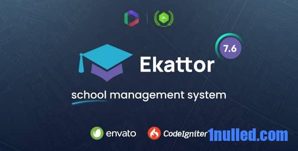 Ekattor v7.6 Nulled - School Management System