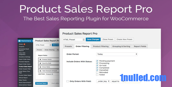Product Sales Report Pro for WooCommerce v2.2.43 Free