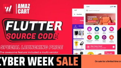 Flutter AmazCart v3.0 Nulled - Ecommerce Flutter Source code for Android and iOS