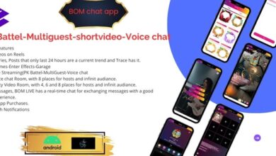 BOMChat v1.0 Nulled - Social Media ,short Video,live streaming,Pk battel with admin pane