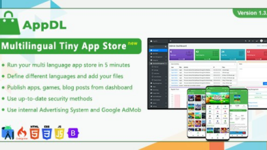 AppDL v1.3.0 Nulled - Multilingual Tiny App Store