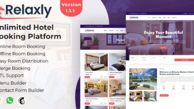 Relaxly v1.1.1 Nulled - Unlimited Hotel Booking Platform