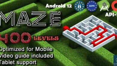 Maze 400 (Admob + GDPR + Android Studio) Free