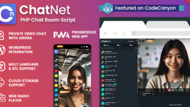 ChatNet v1.9.10 Nulled - PHP Chat Room & Private Chat Script