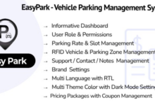 EasyPark SaaS v1.1 Nulled - Vehicle Parking Management System
