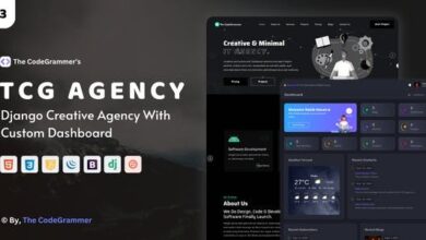 TCG AGENCY v1.3 Nulled - Django Agency With Custom Dashboard