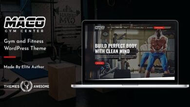 Maco v1.7 Nulled - Gym and Fitness WordPress Theme