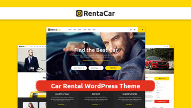 Rentacar v1.8 Nulled - Car Rental / Listing WordPress Theme
