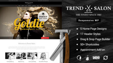 Trend Salon v2.8 Nulled - WordPress Theme