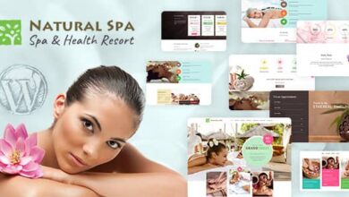 Natural Spa v3.0 Nulled - Massage Booking WordPress Theme