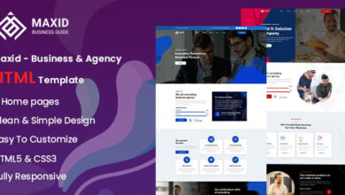 Maxid Nulled - Business & Agency HTML Template