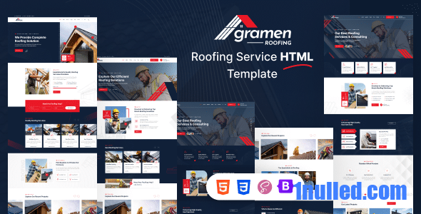 Gramen Nulled - Roofing Services HTML Template