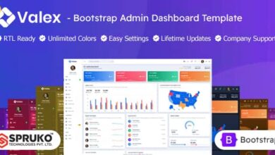 Valex v8.0 Nulled - Bootstrap Admin Dashboard HTML Template