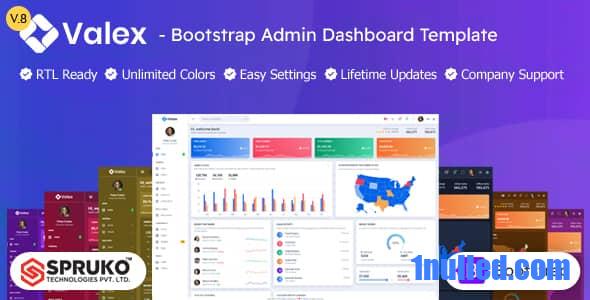 Valex v8.0 Nulled - Bootstrap Admin Dashboard HTML Template
