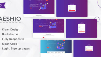 Aeshio Nulled - Crypto Currency HTML5 Template