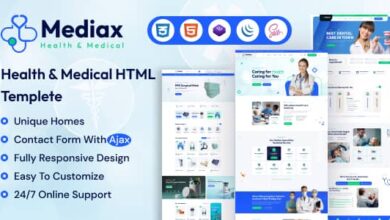Mediax v1.0 Nulled - Health & Medical Service HTML Template