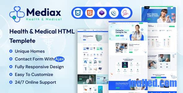Mediax v1.0 Nulled - Health & Medical Service HTML Template