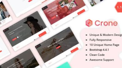 Crone v1.1.0 Nulled - Creative Multipurpose Landing Page Template