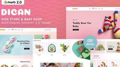 Dican Nulled - Kids Store & Baby Shop Shopify 2.0 Theme