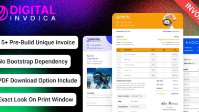 Digital Invoica Nulled - Invoice HTML Template for Ready to Print