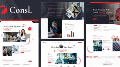 Consl Nulled - Consulting Business HTML5 Template