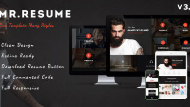 Morgan v3.5.0 Nulled - Resume, vCard, Personal, Profile and Portfolio WP Theme