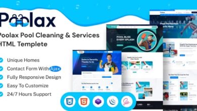 Poolax v1.0 Nulled - Pool Cleaning & Services HTML Template