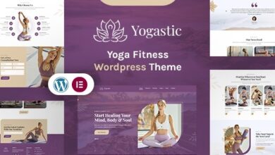 Yogastic v1.1 Nulled - Yoga & Fitness WordPress Theme