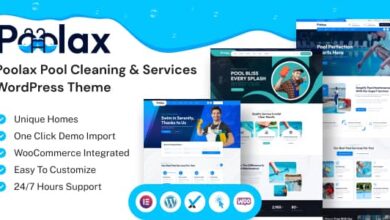 Poolax v1.0 – Pool Cleaning & Services WordPress Theme