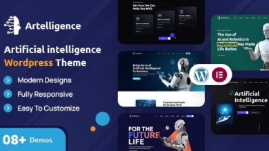 Artelligence v2.0 Nulled - AI & Robotics WordPress Theme