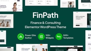 FinPath v1.0 Nulled - Finance & Consulting Elementor WordPress Theme