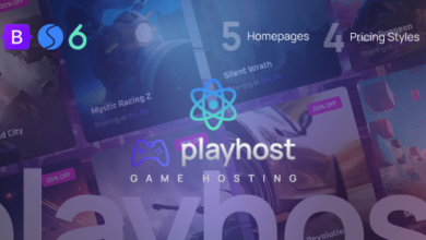 Playhost Nulled - Game Hosting Server React NextJs Template