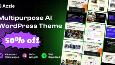 Azzle v1.0.1 Nulled - SaaS & Tech Startup Elementor WordPress Theme
