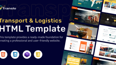 Translo Nulled - Transport and Logistics Html Template