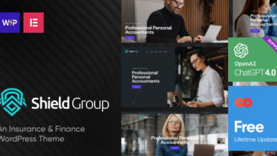 ShieldGroup v2.7 Nulled - An Insurance & Finance WordPress Theme