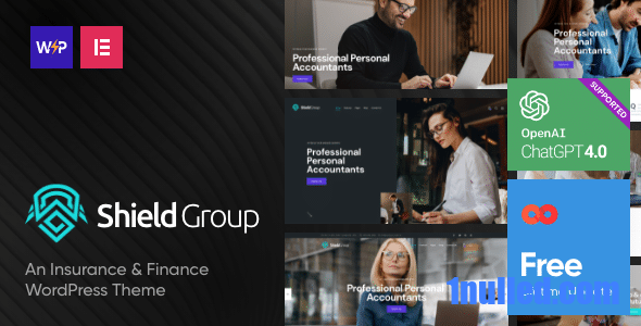 ShieldGroup v2.7 Nulled - An Insurance & Finance WordPress Theme
