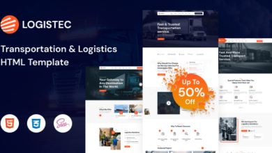 Logistec Nulled - Transportation & Logistics HTML5 Template