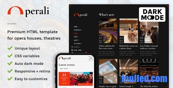 Operali Nulled - Theatre and Performing Arts HTML Site Template