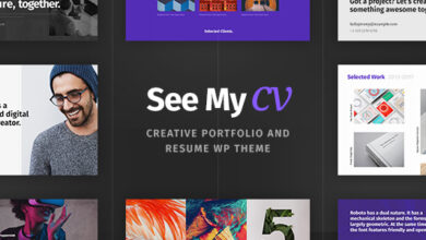 See My CV v1.1.7 Nulled - Resume & vCard WordPress Theme