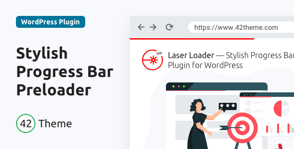 Laser Loader v2.0.1 Nulled - Stylish Progress Bar Preloader