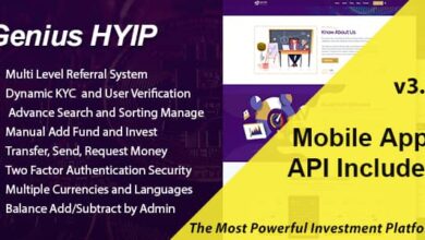 Genius HYIP v3.1 Nulled - All in One Investment Platform