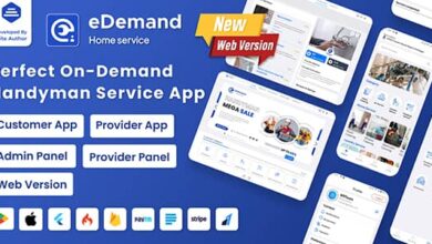 eDemand v2.1.0 Nulled - Multi Vendor On Demand Handy Services