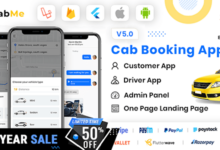 CabME v5.0 Nulled - Flutter Complete Taxi app - Taxi Booking Solution
