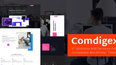 Comdigex v2.5 Nulled - IT Solutions and Services Company WP Theme