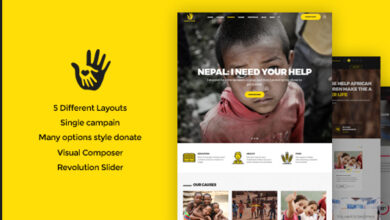 CharityHeart v1.9 Nulled - Charity, Crowdfunding, Nonprofit Theme
